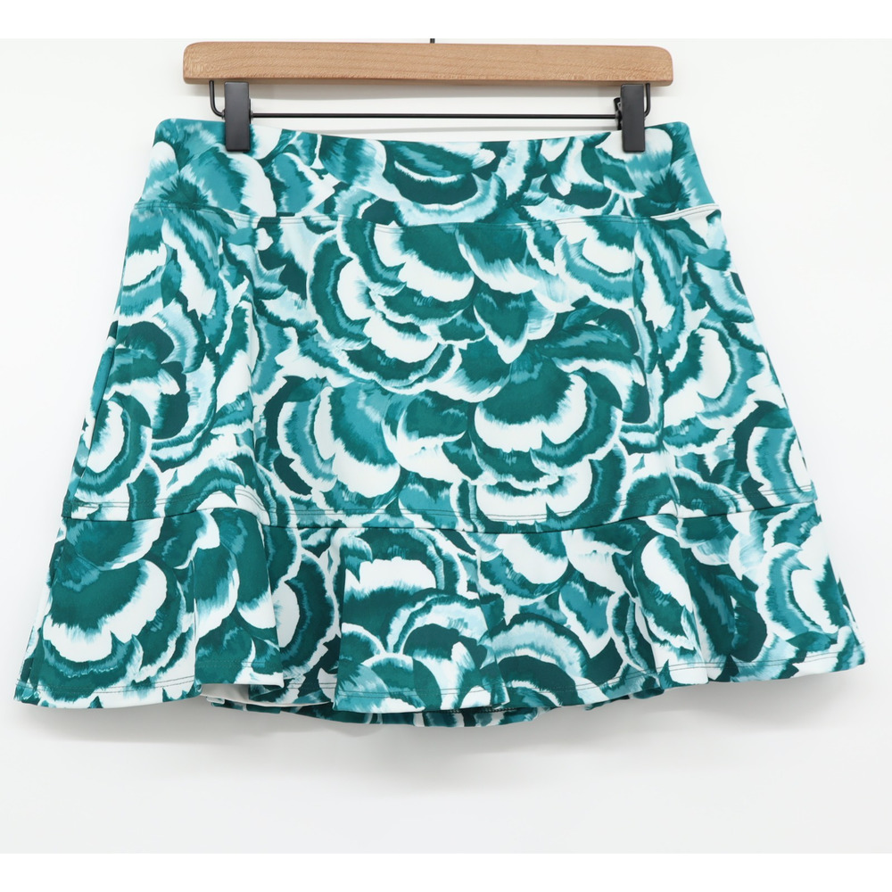 Tommy Bahama Women's Golf, Paddle Ball, Tennis Skort Green Floral Sz L